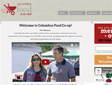 Tablet Screenshot of columbusmarket.coop
